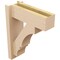 Ekena Millwork 5 1/2-in W x 14-in D x 18-in H Balboa Block Rough Cedar Woodgrain TimberThane Outlooker, Primed Tan OUTUR055X14X18BOA44RCPR - alternate 3